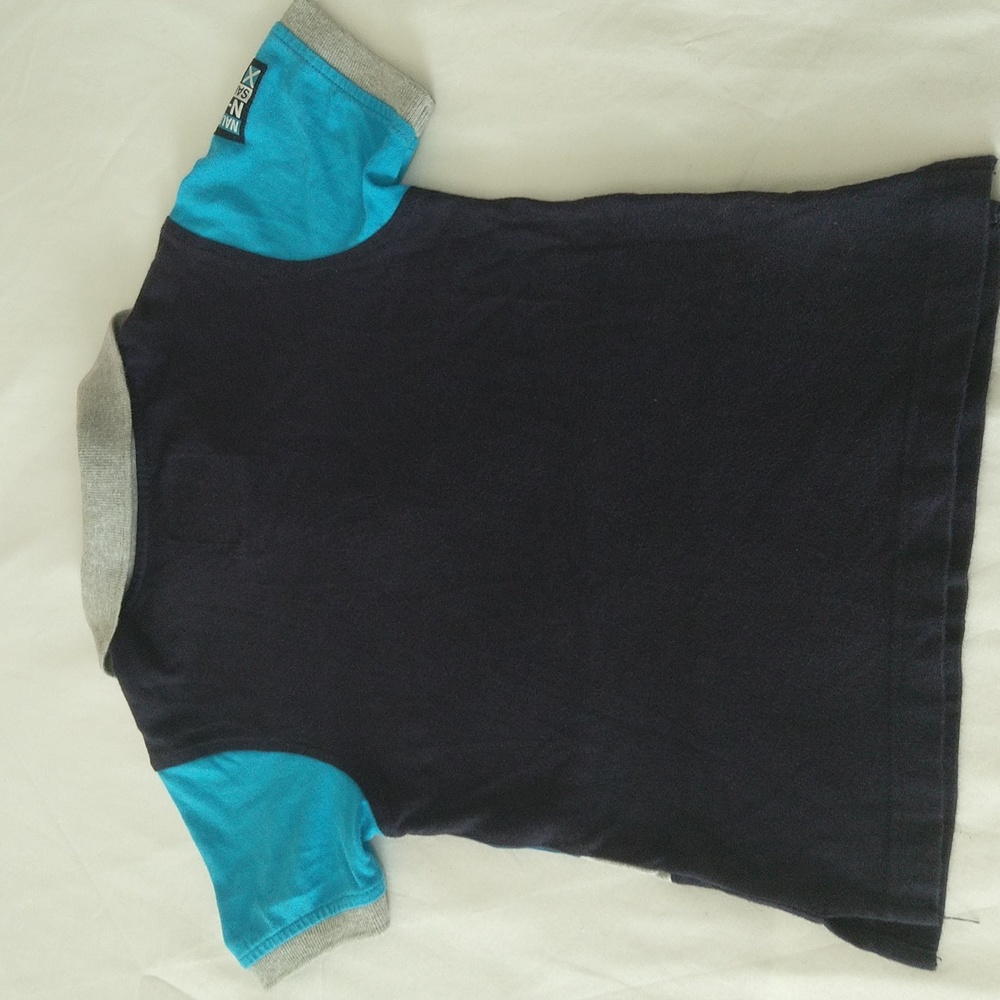 Nautica  boys  color block  -short sleeve polo shirt size medium (5/6) - Picture 6 of 6